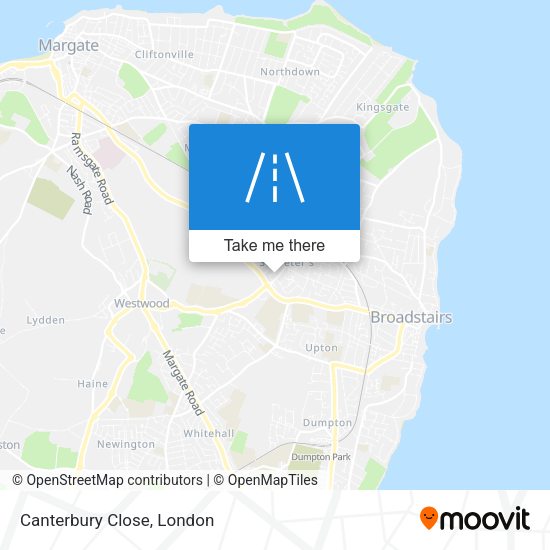 Canterbury Close map