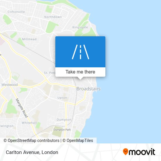 Carlton Avenue map