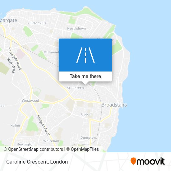 Caroline Crescent map