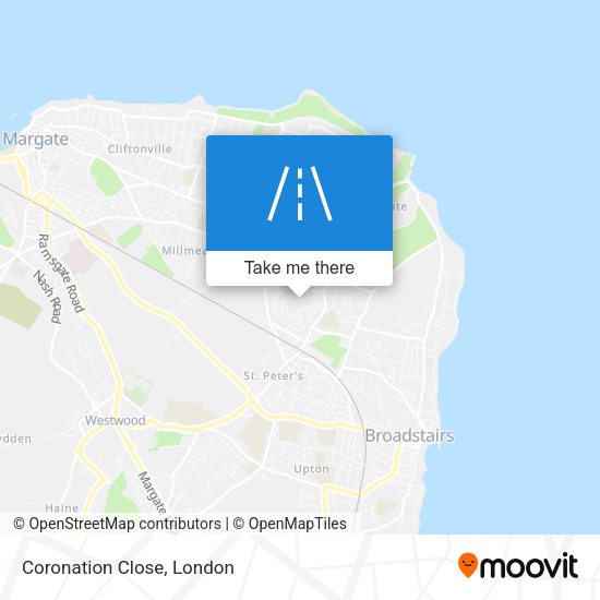 Coronation Close map