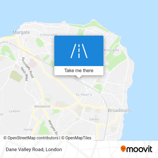 Dane Valley Road map