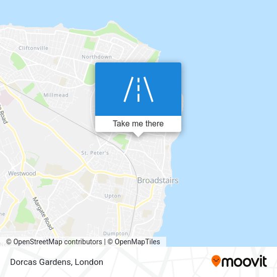 Dorcas Gardens map