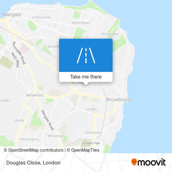 Douglas Close map