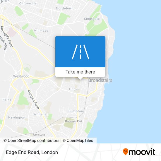 Edge End Road map