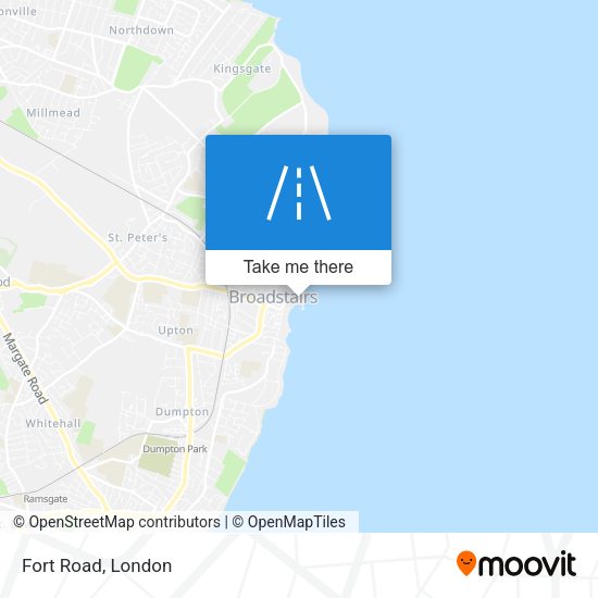 Fort Road map