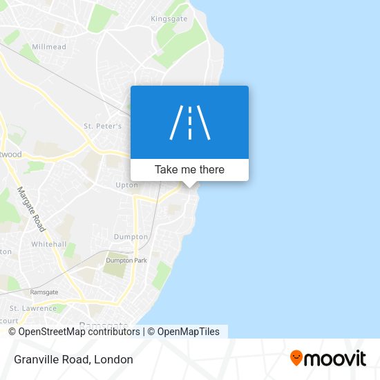 Granville Road map