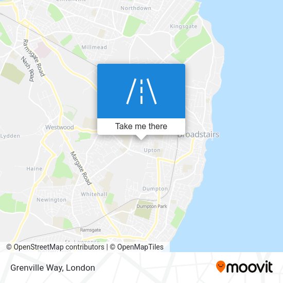 Grenville Way map