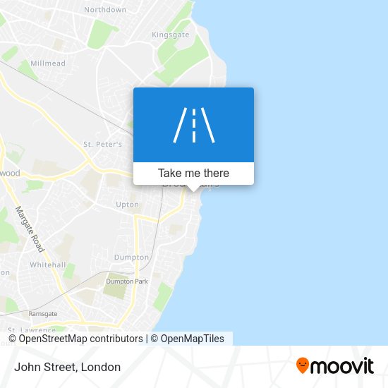 John Street map