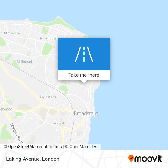 Laking Avenue map