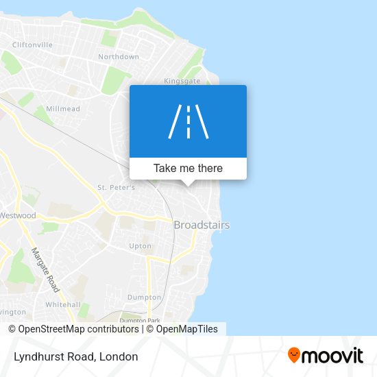Lyndhurst Road map