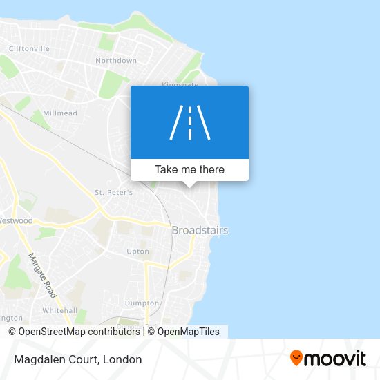 Magdalen Court map