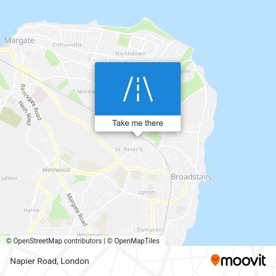 Napier Road map