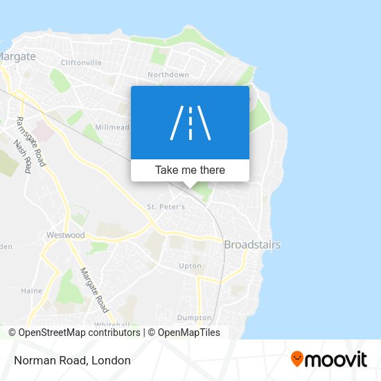 Norman Road map