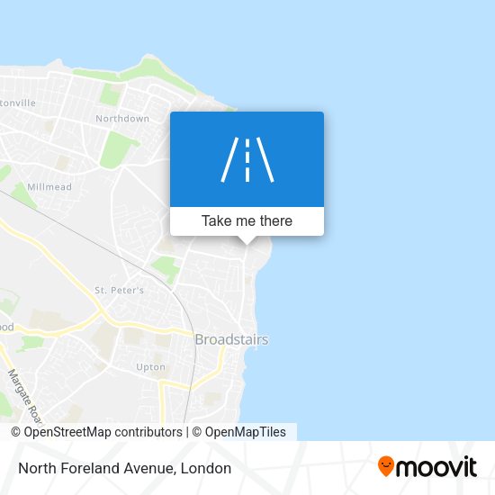 North Foreland Avenue map