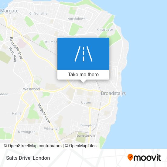Salts Drive map