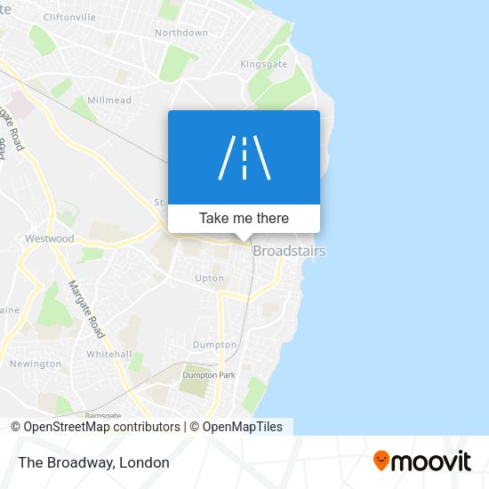 The Broadway map