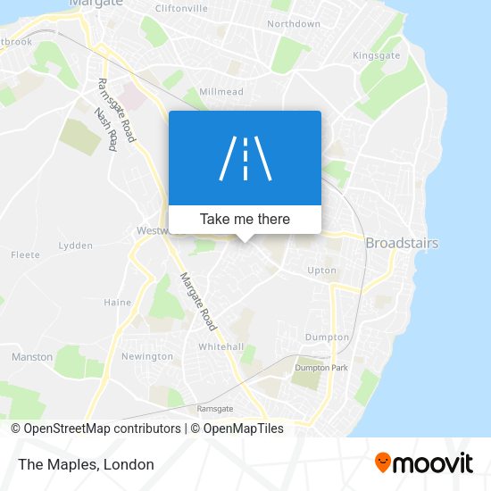 The Maples map