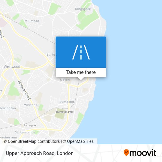 Upper Approach Road map