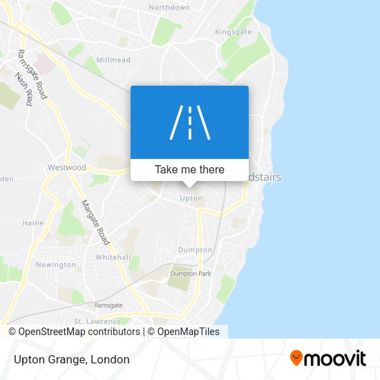 Upton Grange map