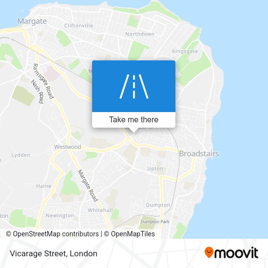 Vicarage Street map