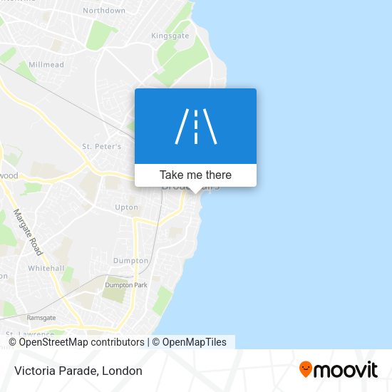 Victoria Parade map