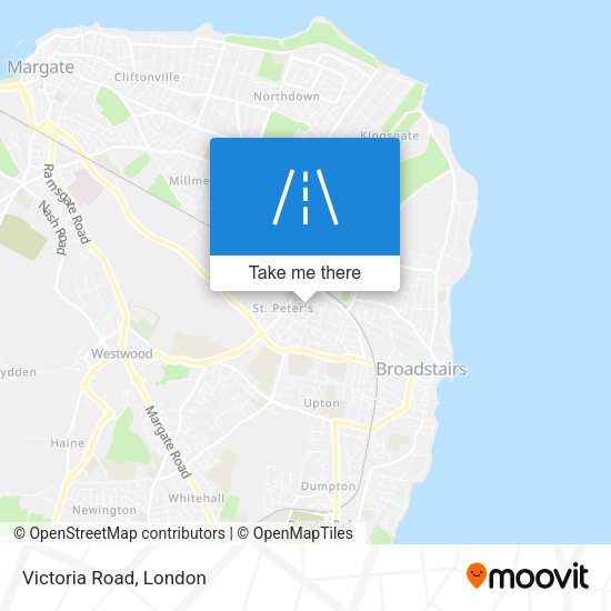 Victoria Road map