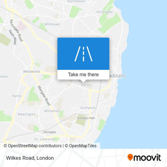 Wilkes Road map
