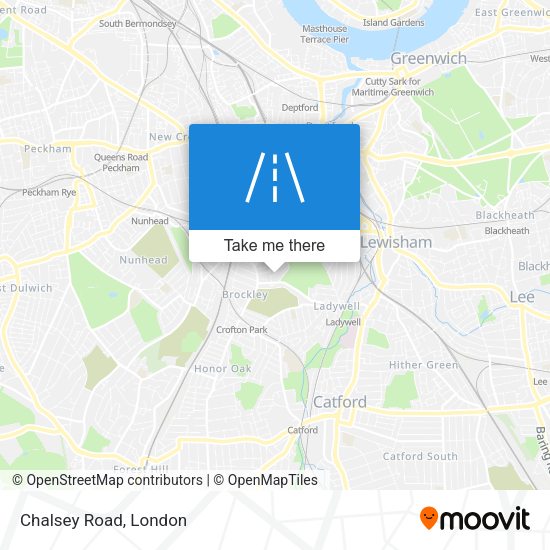 Chalsey Road map