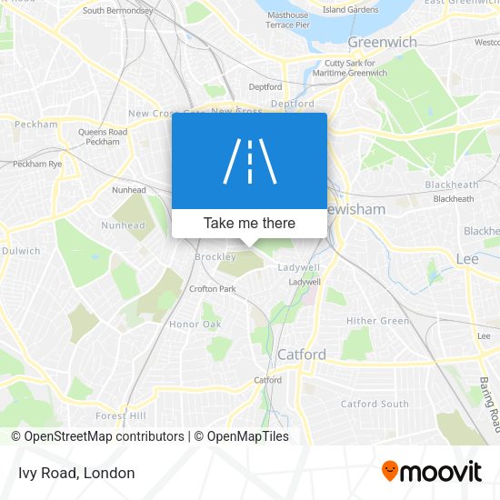 Ivy Road map