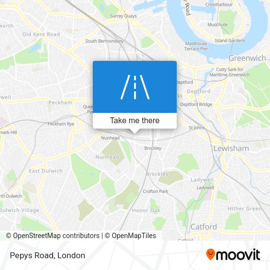 Pepys Road map