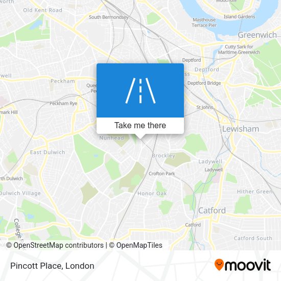 Pincott Place map