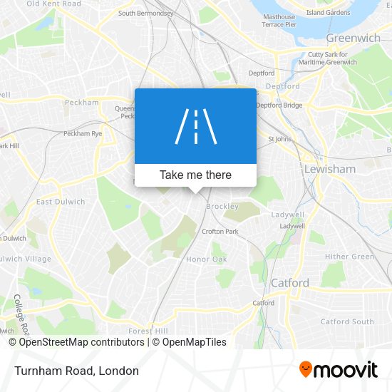 Turnham Road map
