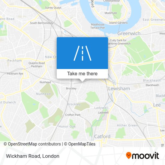 Wickham Road map