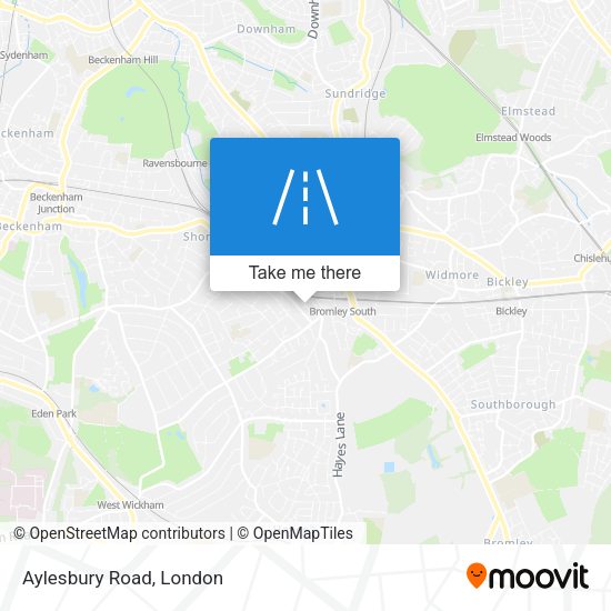 Aylesbury Road map
