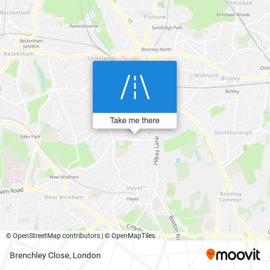 Brenchley Close map