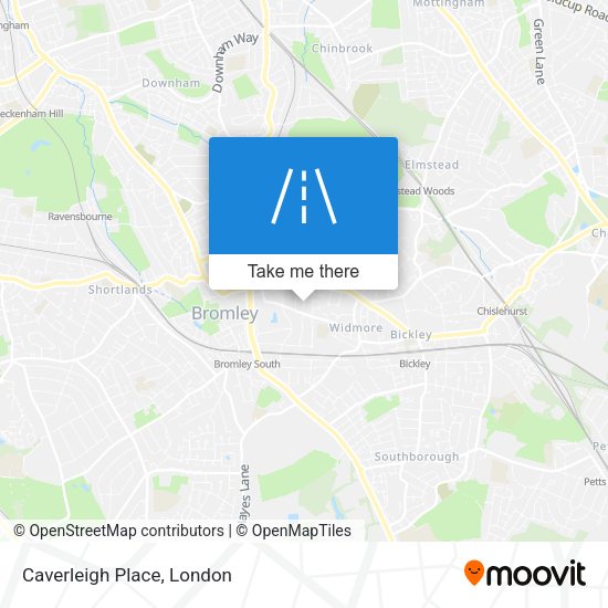 Caverleigh Place map