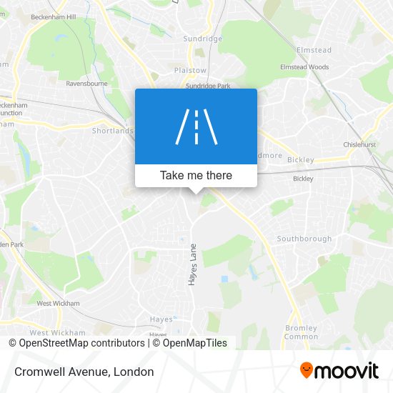 Cromwell Avenue map
