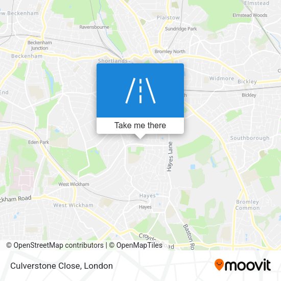 Culverstone Close map