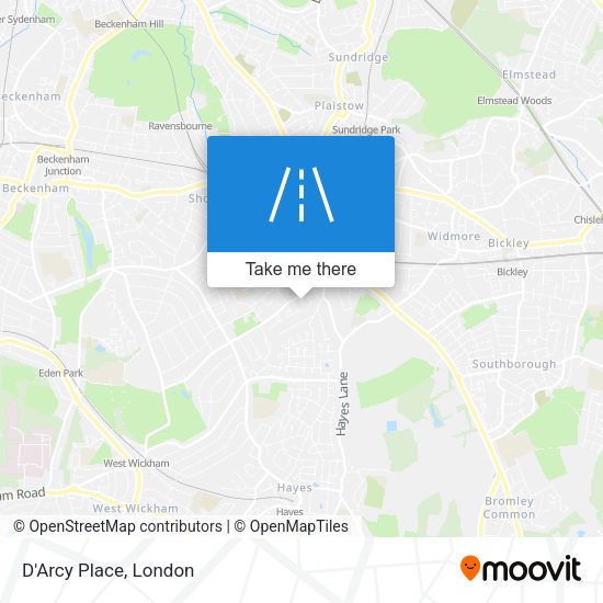 D'Arcy Place map