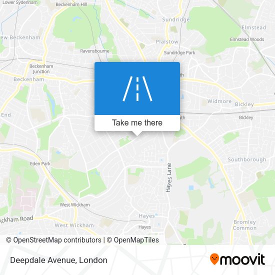 Deepdale Avenue map
