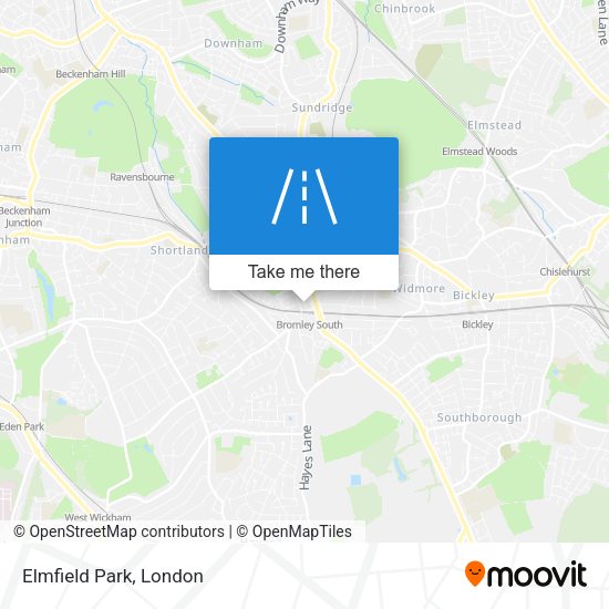 Elmfield Park map