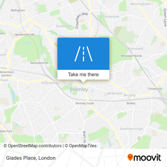Glades Place map