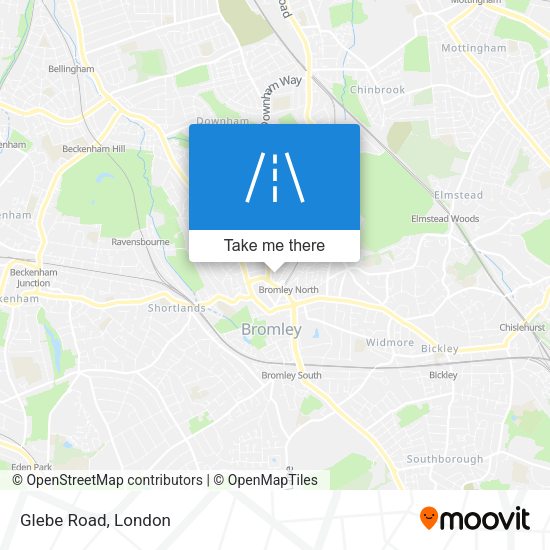 Glebe Road map