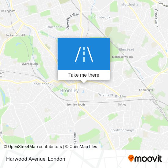 Harwood Avenue map