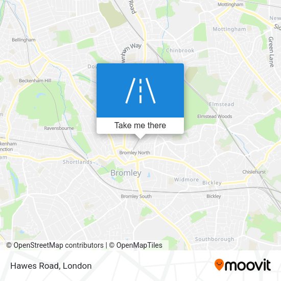 Hawes Road map