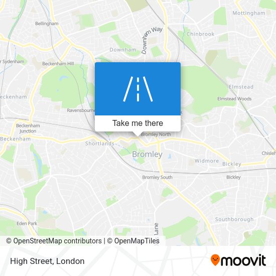 High Street map