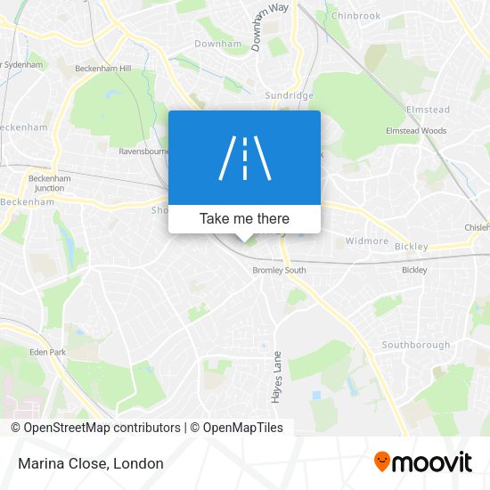 Marina Close map