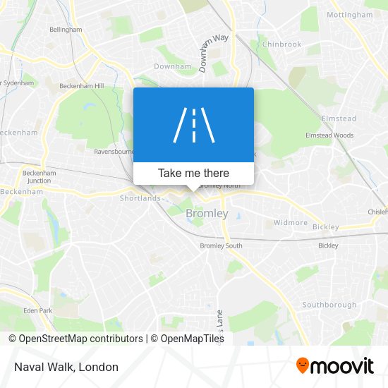 Naval Walk map