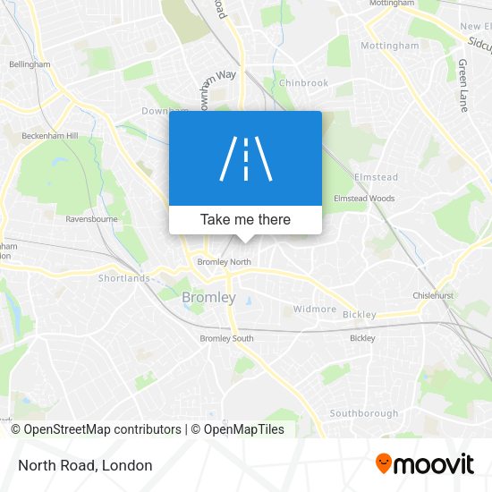 North Road map