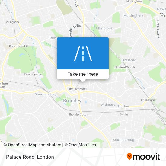 Palace Road map